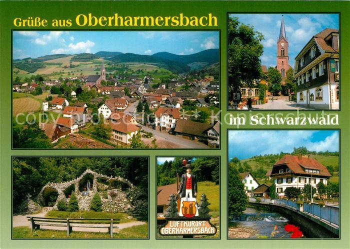 Oberharmersbach Teilansichten Luftkurort im Schwarzwald Grotte
