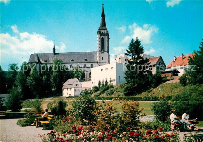 Neustadt Schwarzwald Kuranlagen Blick zur Kirche