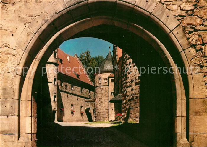 Kronach Oberfranken Veste Rosenberg Zeughaustor Zeughaushof