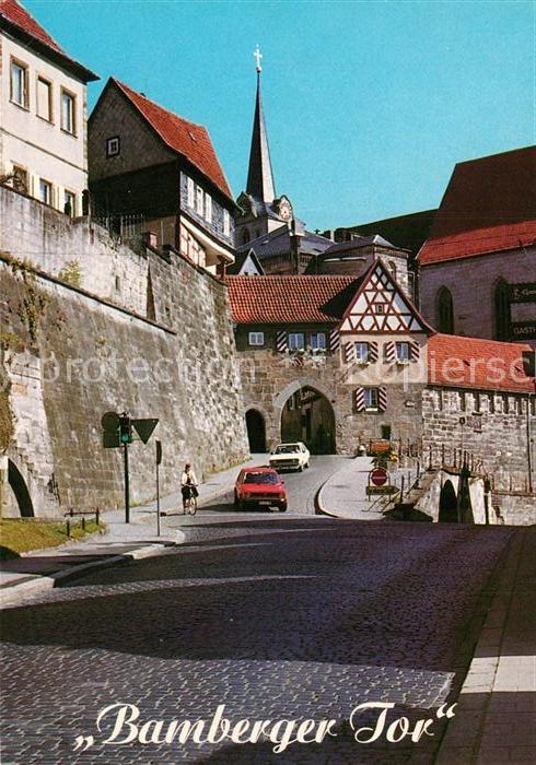 Kronach Oberfranken Bamberger Tor Stadtmauer