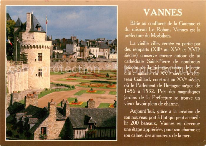 Vannes 56 Les jardins et la tour du Connétable Histoire