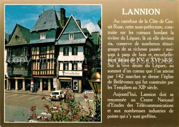Lannion Vieilles maisons de la place du Centre