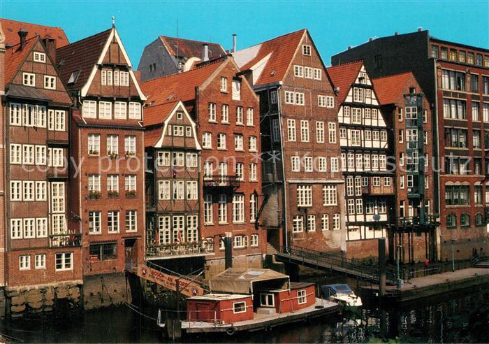 Hamburg Haeuser an der Deichstrasse