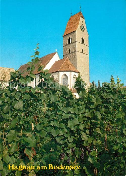 Hagnau Bodensee Blick zur Kirche