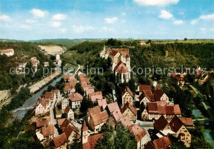 Haigerloch Panorama Luftkurort mit Schloss