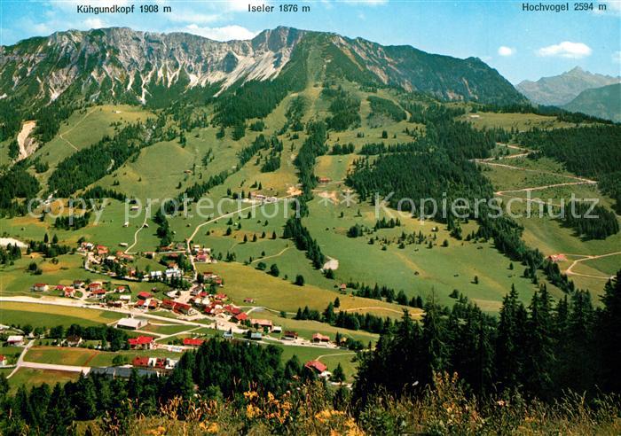 Oberjoch Landschaftspanorama Bergdorf Allgaeuer Alpen