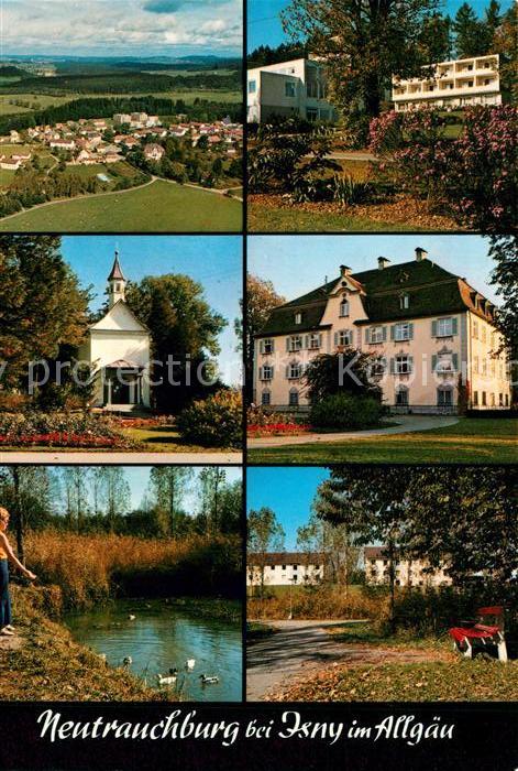 Neutrauchburg Kurhaeuser Kapelle Klinik Teich Schloss Kurort