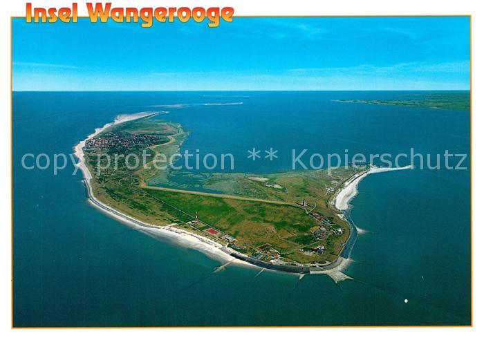 Wangerooge Nordseebad Nordseeinsel Fliegeraufnahme