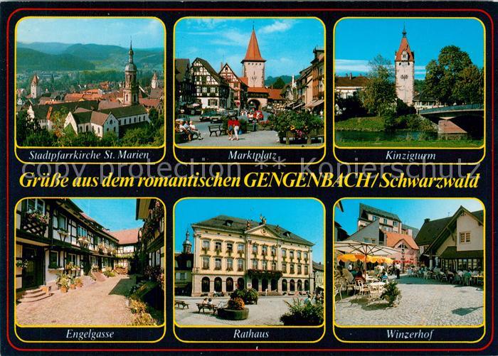 Gengenbach Kirche Marktplatz Kinzigturm Engelgasse Rathaus Winzerhof