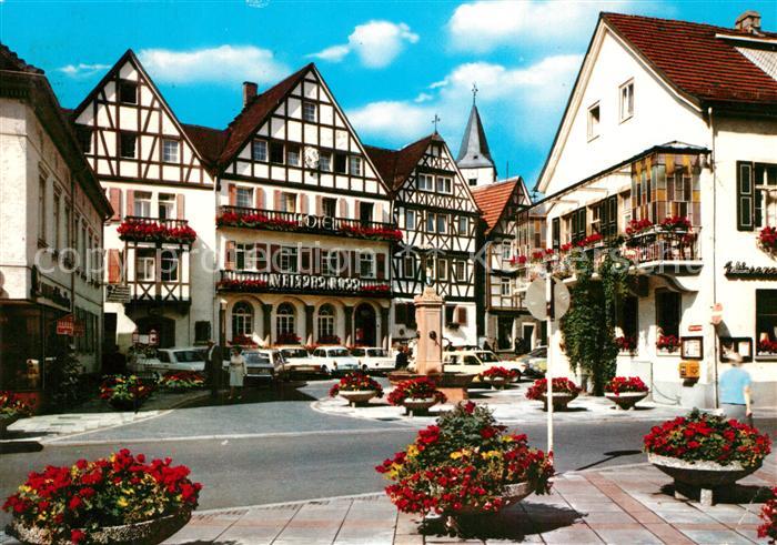 Bad Orb Marktplatz Altstadt Fachwerkhaeuser