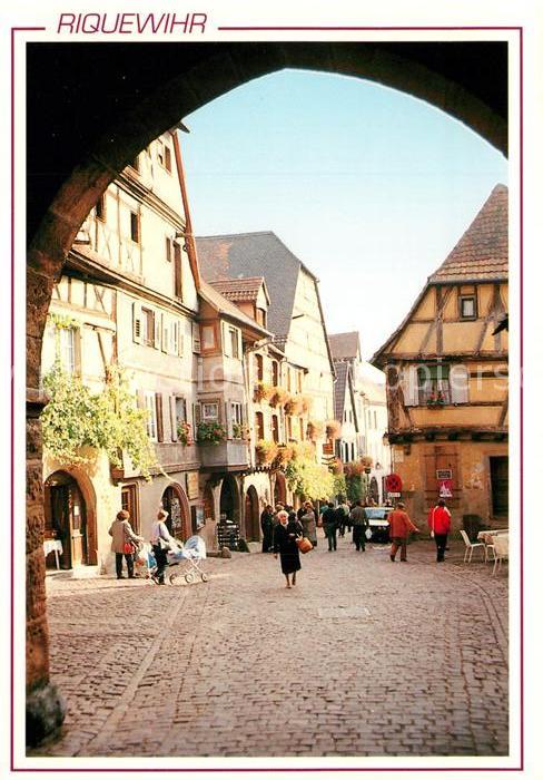 Riquewihr Haut Rhin Rue Gal de Gaulle Altstadt
