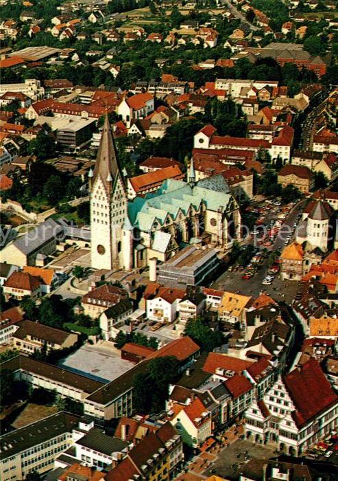 Paderborn Kaiserpfalz Dom Gaukirche Rathaus Fliegeraufnahme