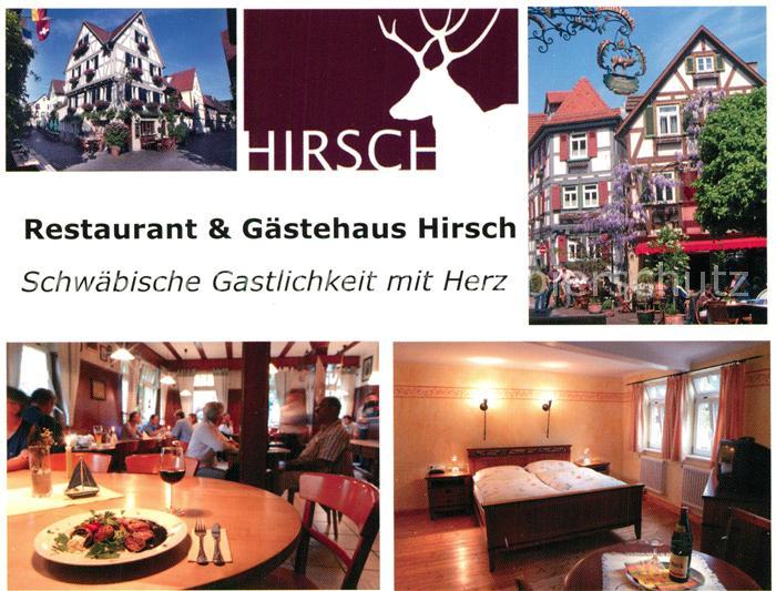 Besigheim Restaurant Gaestehaus Hirsch Fachwerkhaus