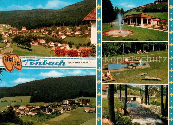 Tonbach Landschaftspanorama Tonbachtal im Schwarzwald Wassertreten Bach Gaststae