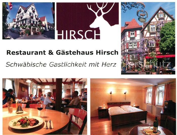 Besigheim Restaurant Gaestehaus Hirsch Fachwerkhaus