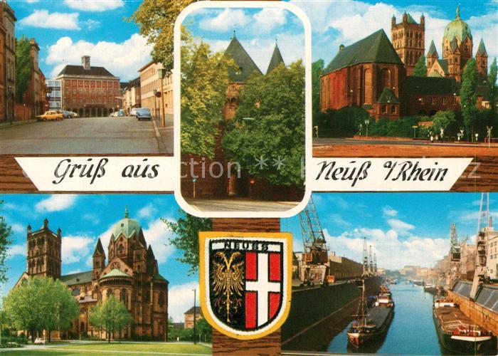 Neuss Rathaus Muenster Rheinpartie