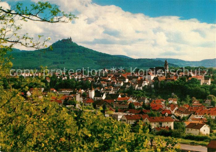 Hechingen Panorama mit Burg Hohenzollern