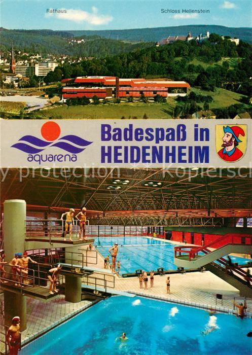Heidenheim Brenz Rathaus Schloss Hellenstein Hallenbad