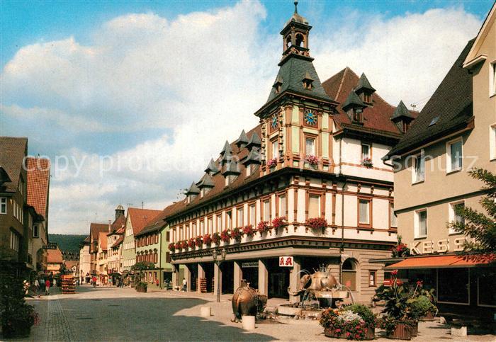 Geislingen Steige Fussgaengerzone in der Hauptstrasse