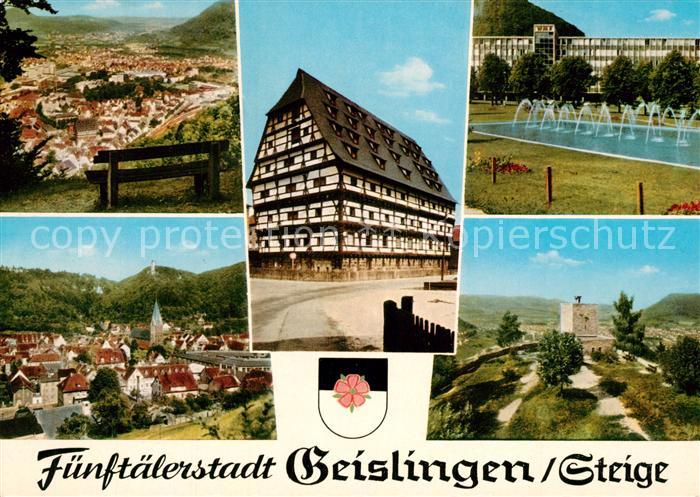 Geislingen Steige Panorama Altes Haus WMF Stadtblick