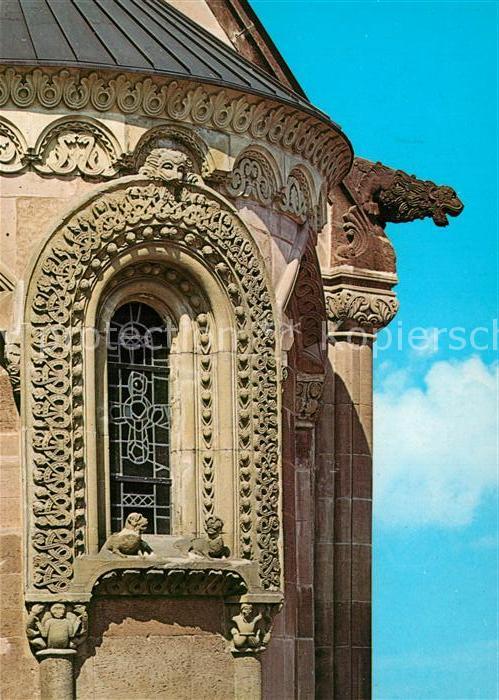 Murrhardt Ostfenster der spaetromanischen Walterichskapelle