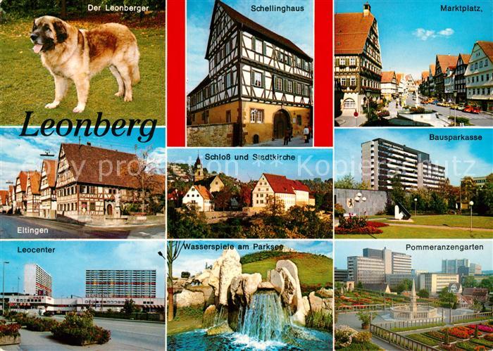 Leonberg Wuerttemberg Schellinghaus Marktplatz Eltingen Schloss Stadtkirche Baus