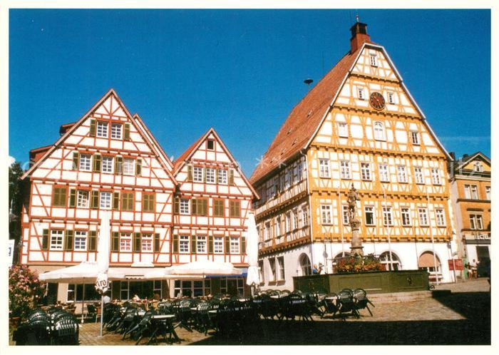 Leonberg Wuerttemberg Altes Rathaus Marktplatz