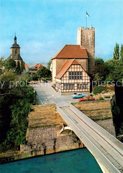 Lauffen Neckar mit Regiswindiskirche und Pfalzgrabenburg