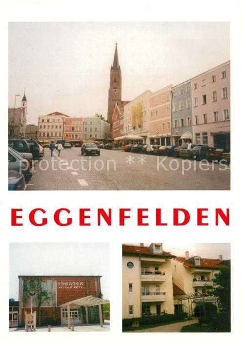 Eggenfelden Strassenpartie Theater Wohnhaus