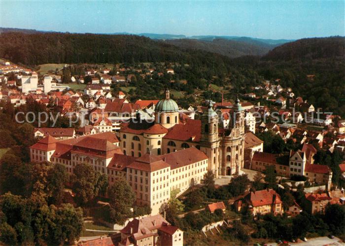 Weingarten Wuerttemberg Benediktinerabei Fliegeraufnahme
