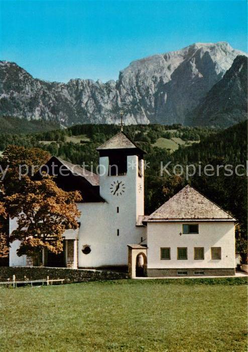 Unterstein Marktschellenberg Kath Pfarrkirche mit Hohem Goell