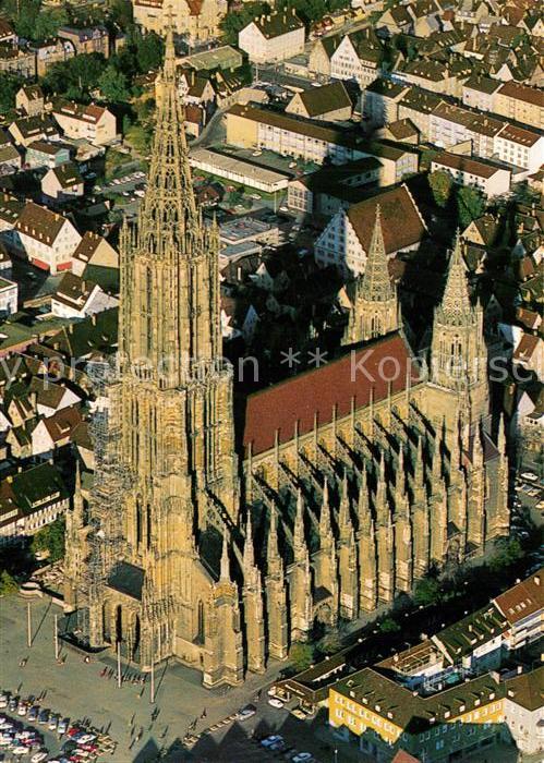 Ulm Donau Ulmer Muenster Fliegeraufnahme