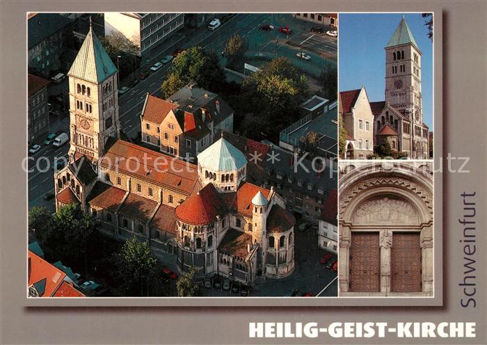 Schweinfurt Heilig Geist Kirche Fliegeraufnahme
