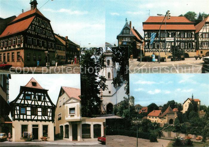 Sinsheim Elsenz Orts und Teilansichten