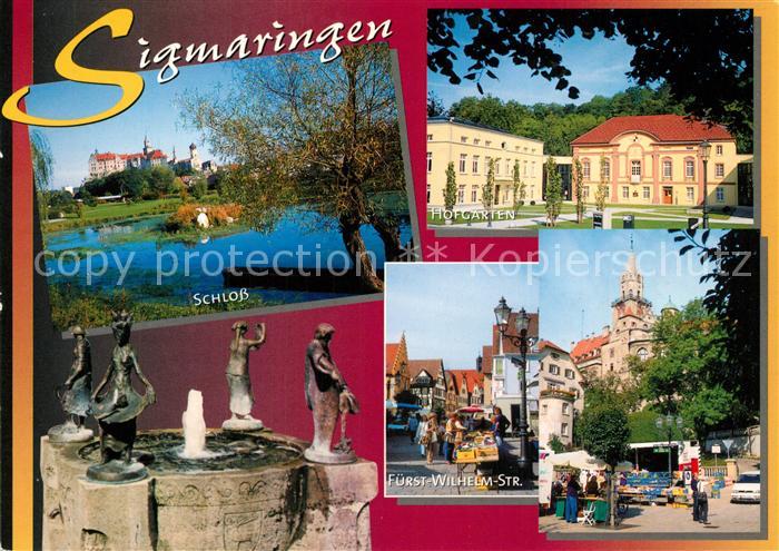 Sigmaringen Schloss Hofgarten Fuerst Wilhelm Strasse