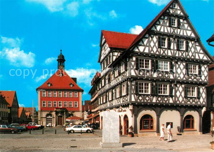 Schorndorf Wuerttemberg Rathaus Markt