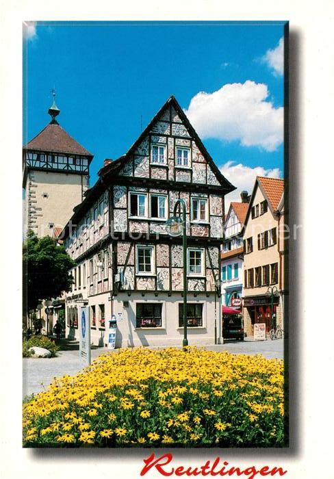 Reutlingen BW Bemaltes Fachwerkhaus