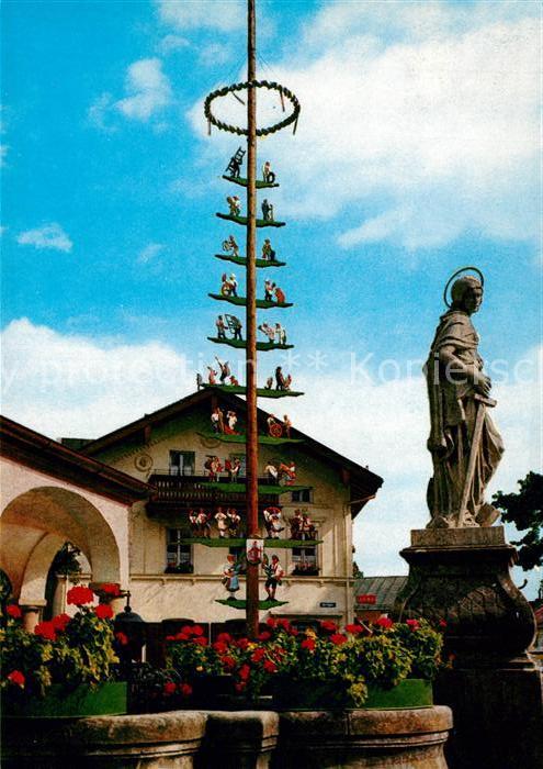 Prien Chiemsee Maibaum Gasthaus Denkmal