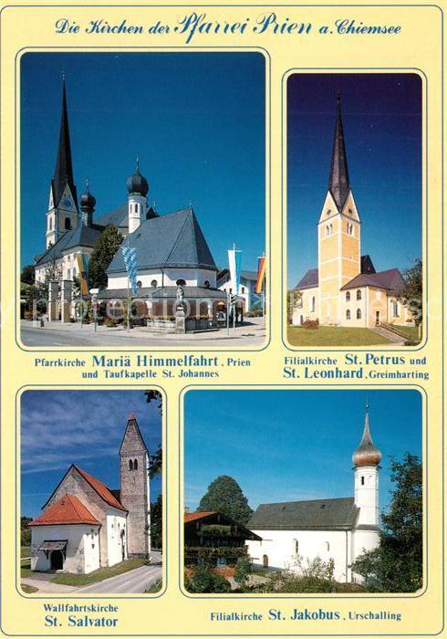 Prien Chiemsee Pfarrkirche Mariae Himmelfahrt St Petrus und St Leonhard Wallfahr