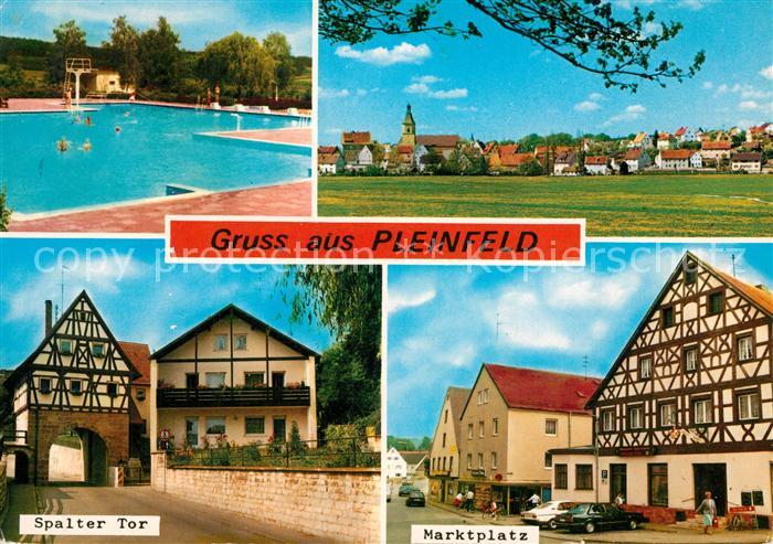 Pleinfeld Schwimmbad Panorama Spalter Tor Marktplatz
