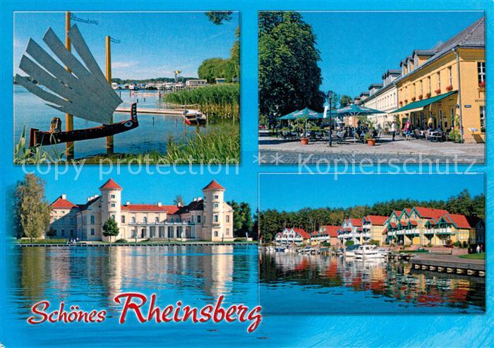 Rheinsberg Schloss Rheinsberg am Grienericksee Marktplatz