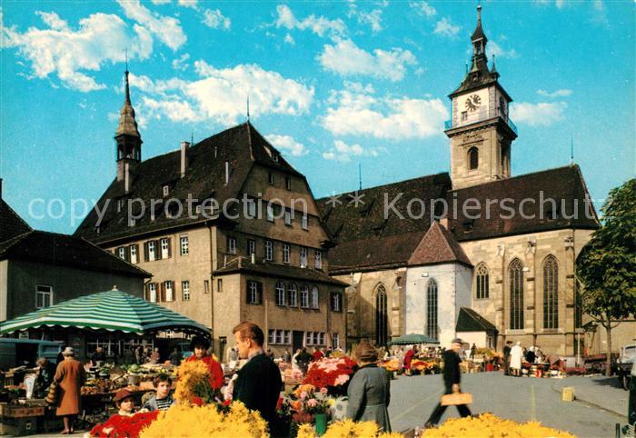 Bad Cannstatt Marktplatz Kirche
