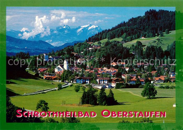 Oberstaufen mit Altmann und Saentis