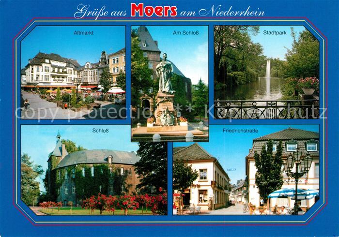 Moers Altmarkt Am Schloss Stadtpark Friedrichstrasse