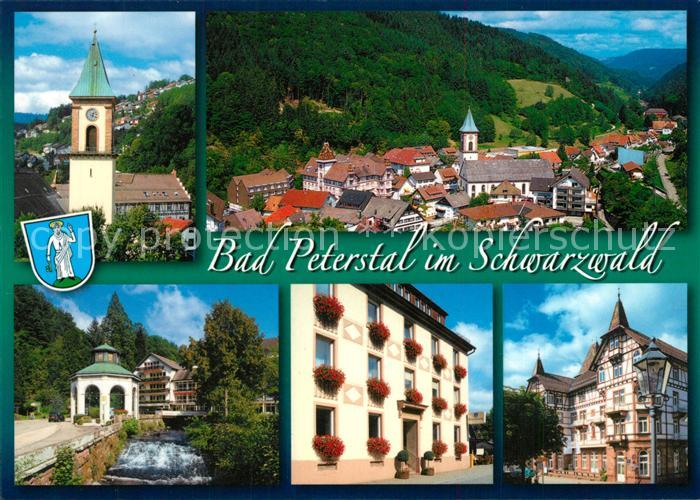 Bad Peterstal-Griesbach Kirche Stadtblick Pavillon Fachwerkhaus