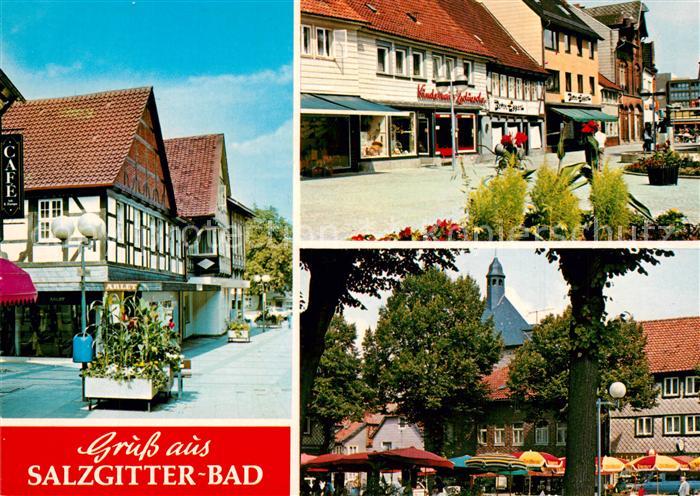 Salzgitter Bad Cafe Dorfmotive Marktplatz