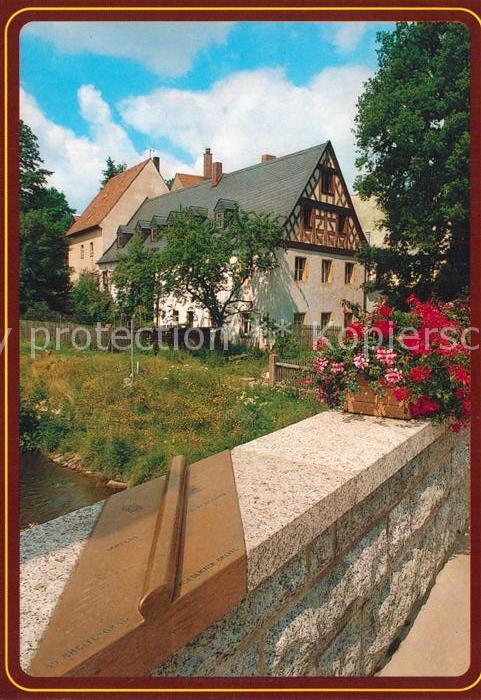 Marktredwitz Bruecke mit fuenfzigstem Breitengrad noerdlicher Breite