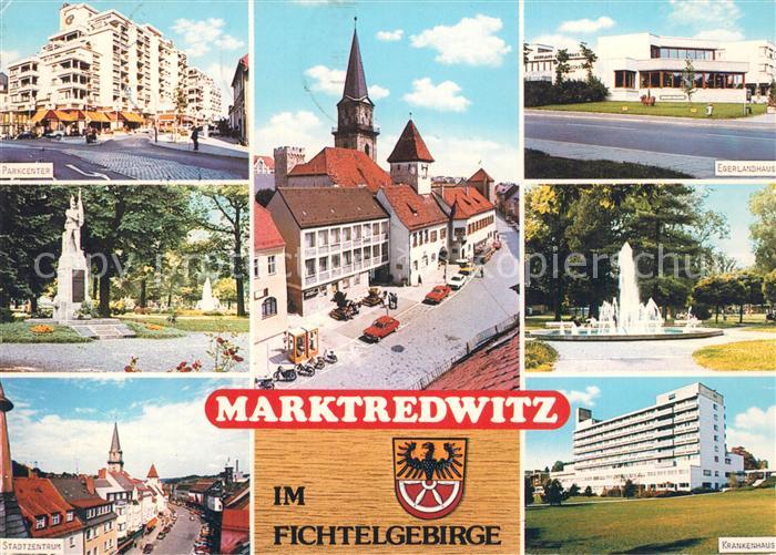 Marktredwitz Parkcenter Hauptstrasse Egerlandhaus Stadtzentrum Parkpartien Krank