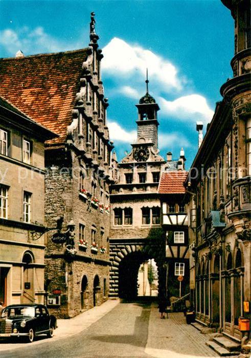 Marktbreit Maintor mit Rathaus