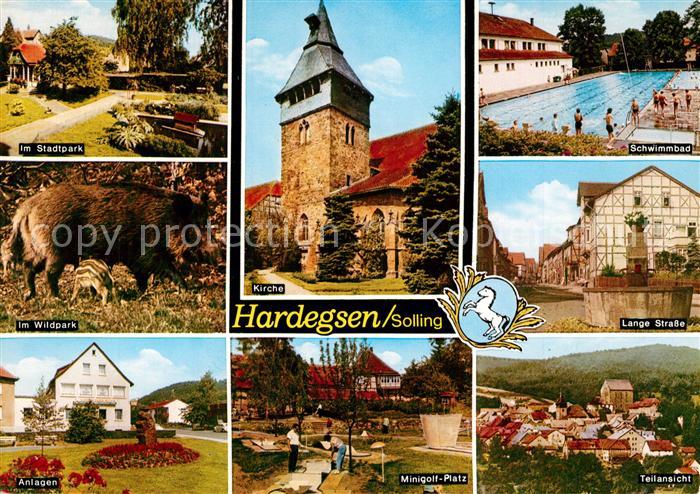 Hardegsen Stadtpark Kirche Schwimmbad Lange Str Wildpark Anlagen Minigolf Panora